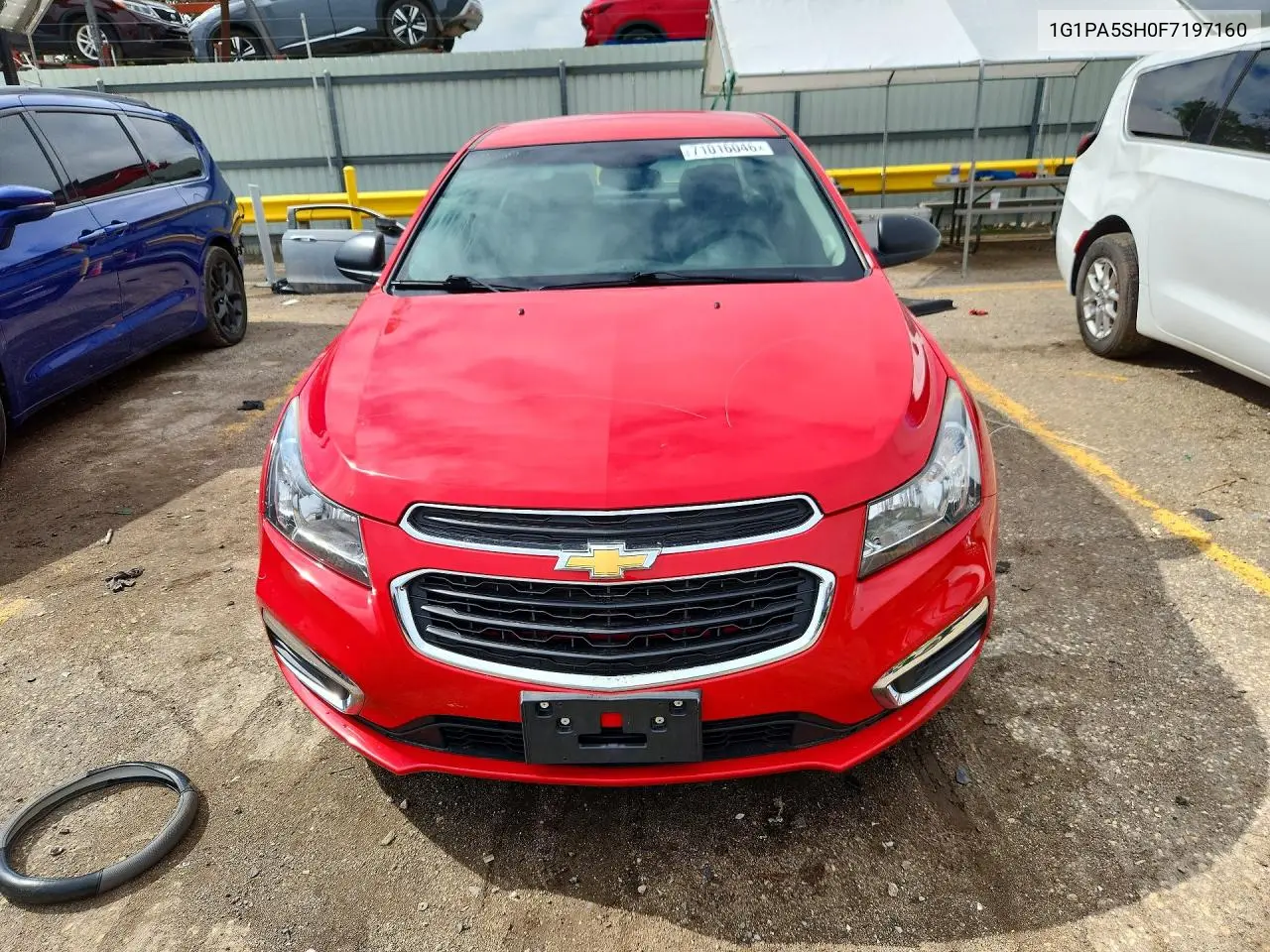 2015 CHEVROLET CRUZE VIN 1G1PA5SH0F7197160 — фото 5