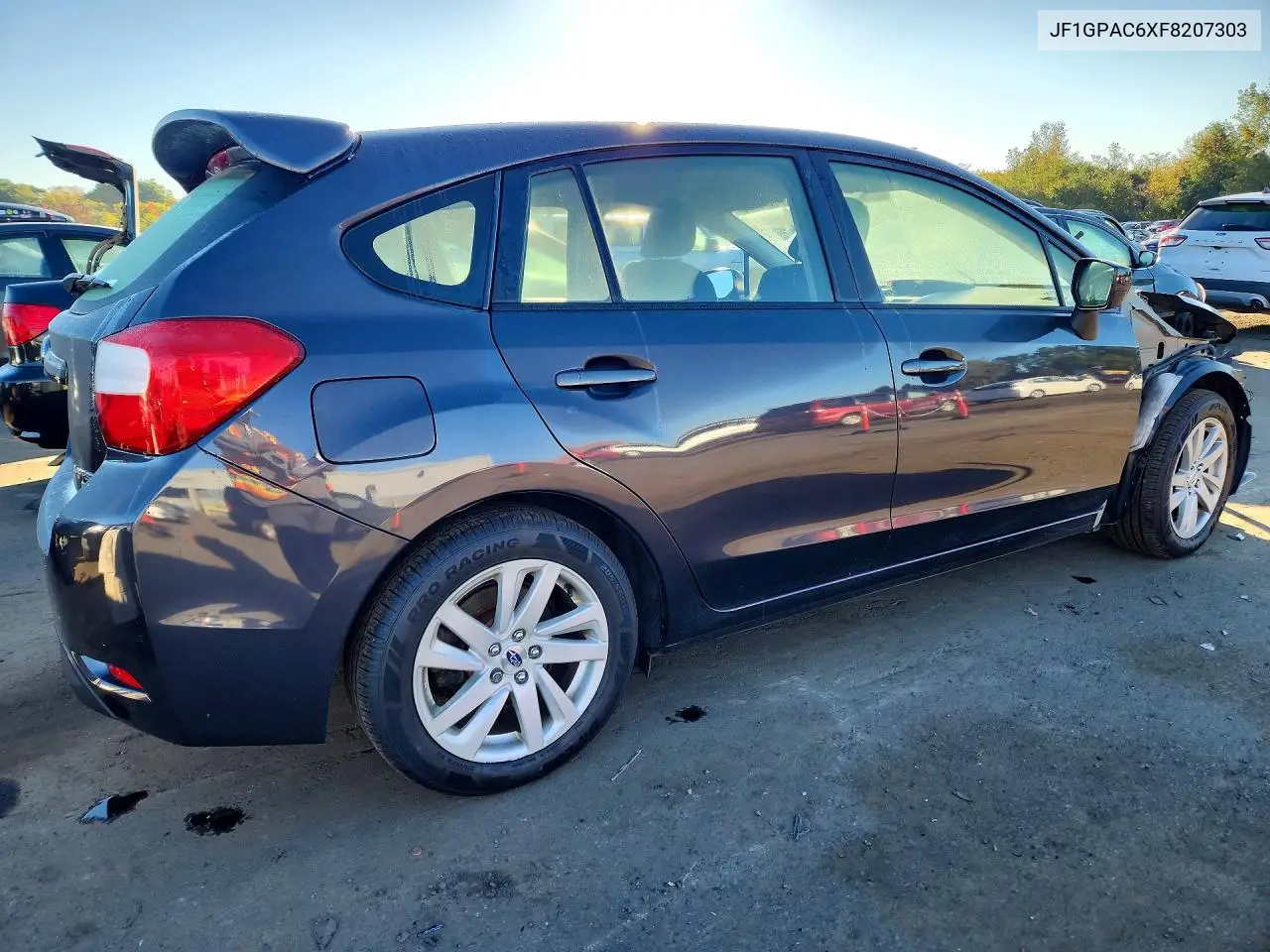 2015 SUBARU IMPREZA VIN JF1GPAC6XF8207303 — фото 3