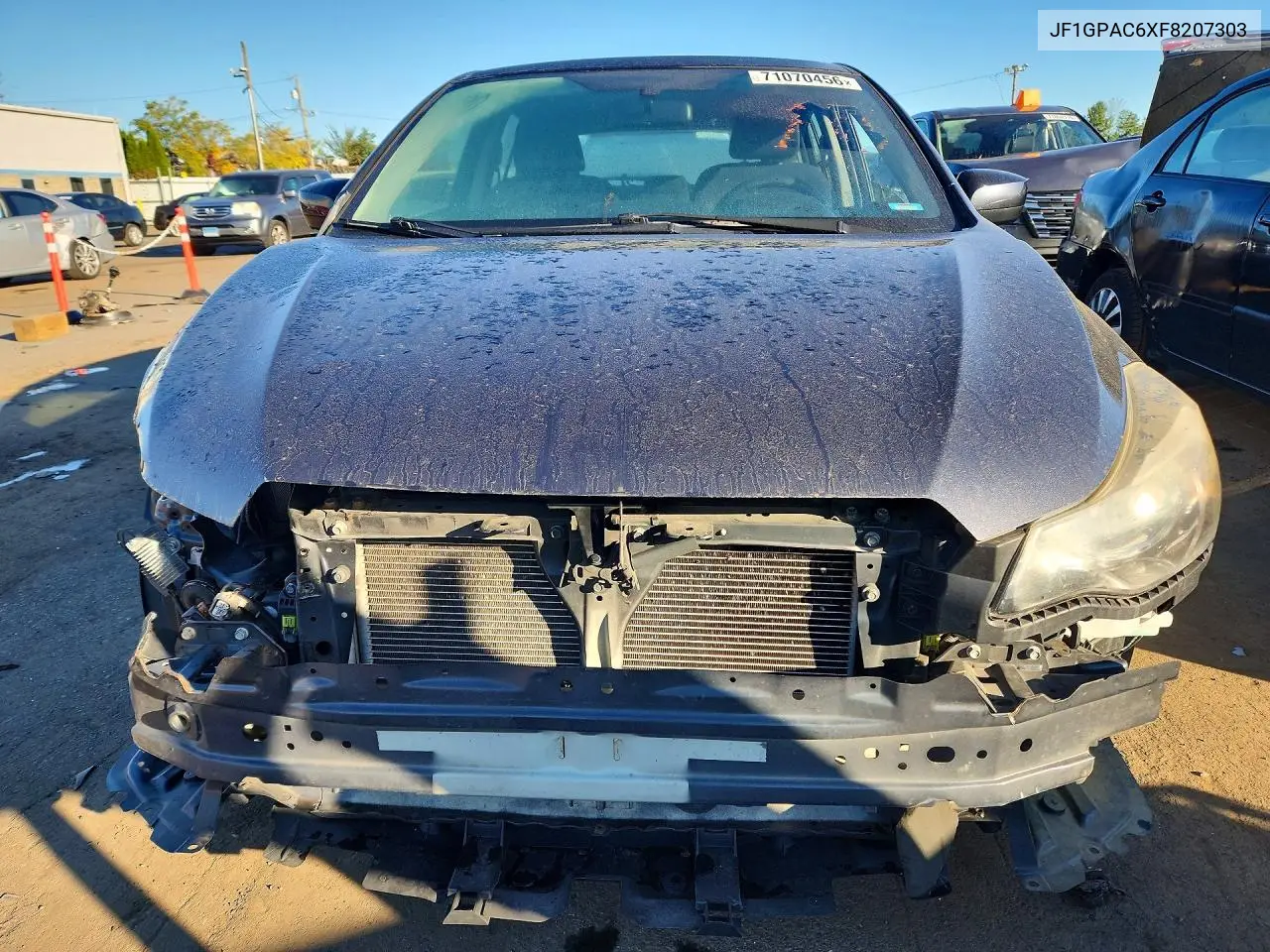 2015 SUBARU IMPREZA VIN JF1GPAC6XF8207303 — фото 5