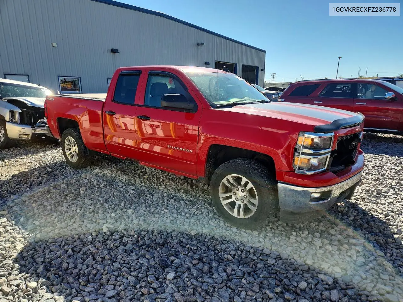 2015 CHEVROLET SILVERADO VIN 1GCVKRECXFZ236778 — фото 4