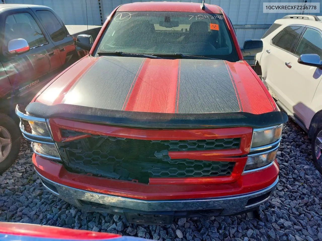 2015 CHEVROLET SILVERADO VIN 1GCVKRECXFZ236778 — фото 5