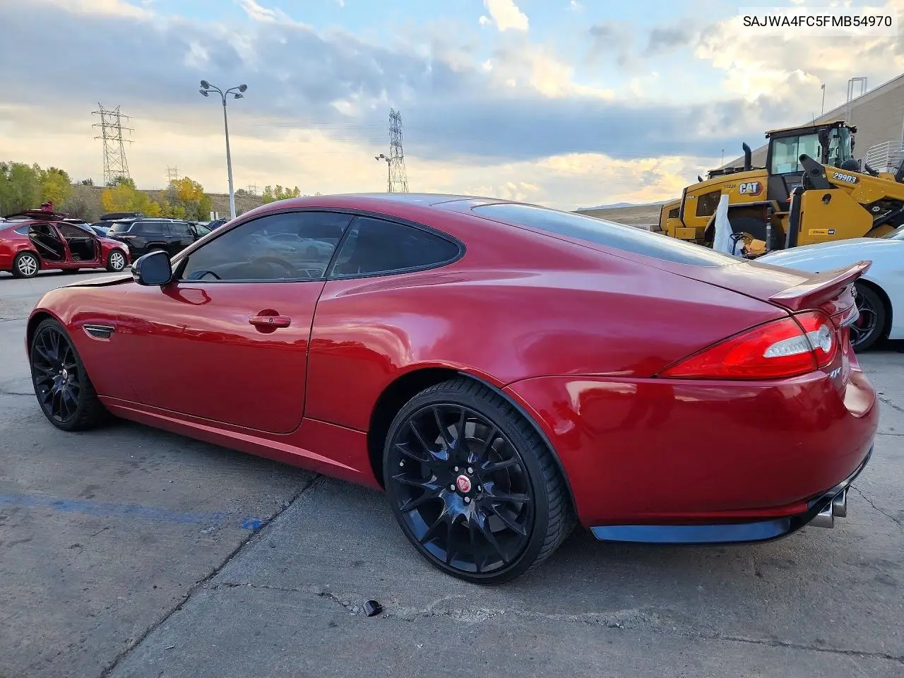 2015 JAGUAR XKR VIN SAJWA4FC5FMB54970 — фото 2
