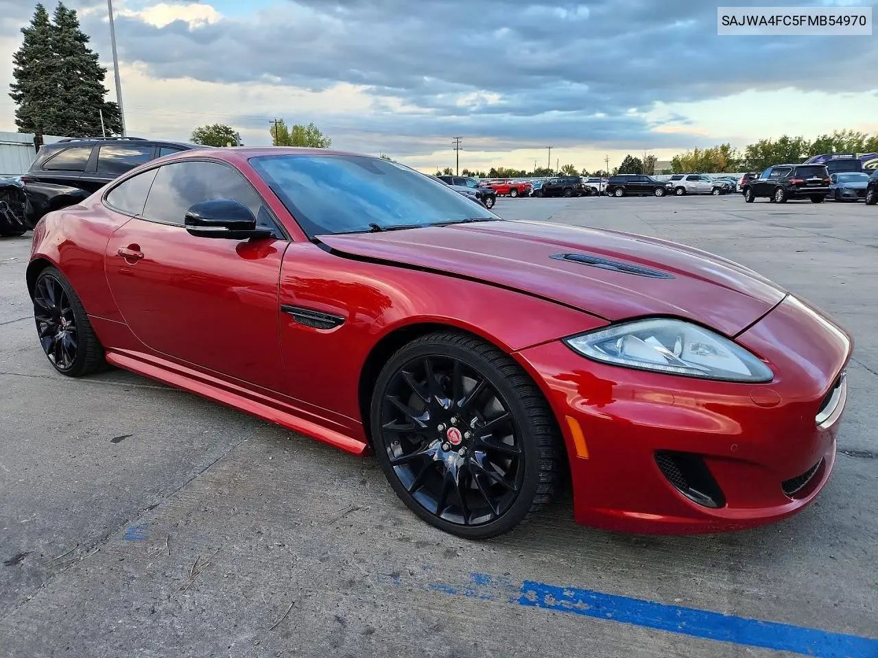 2015 JAGUAR XKR VIN SAJWA4FC5FMB54970 — фото 4