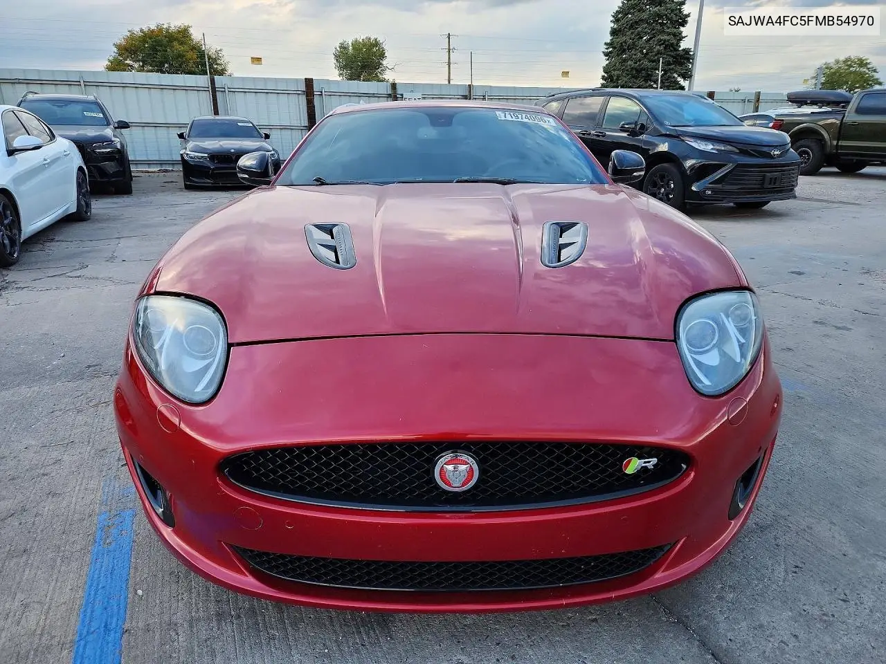 2015 JAGUAR XKR VIN SAJWA4FC5FMB54970 — фото 5
