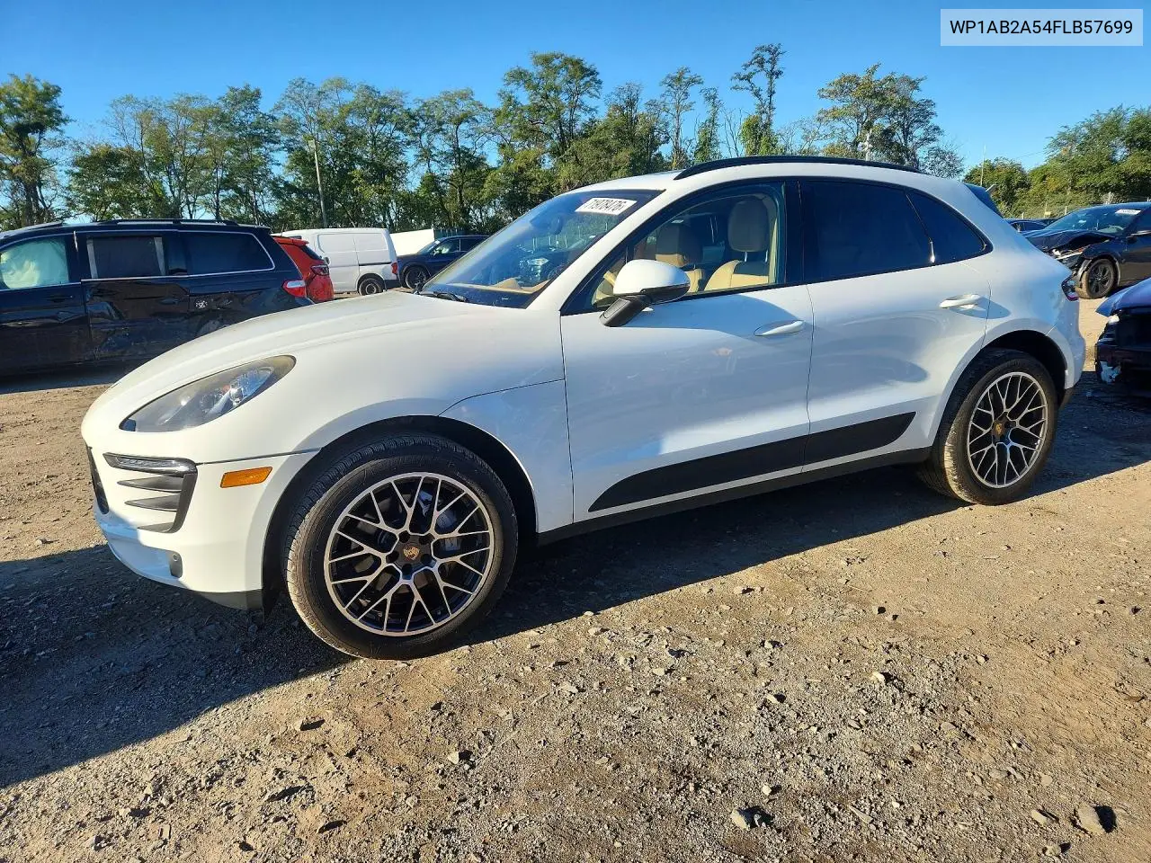 PORSCHE MACAN 2015, VIN WP1AB2A54FLB57699