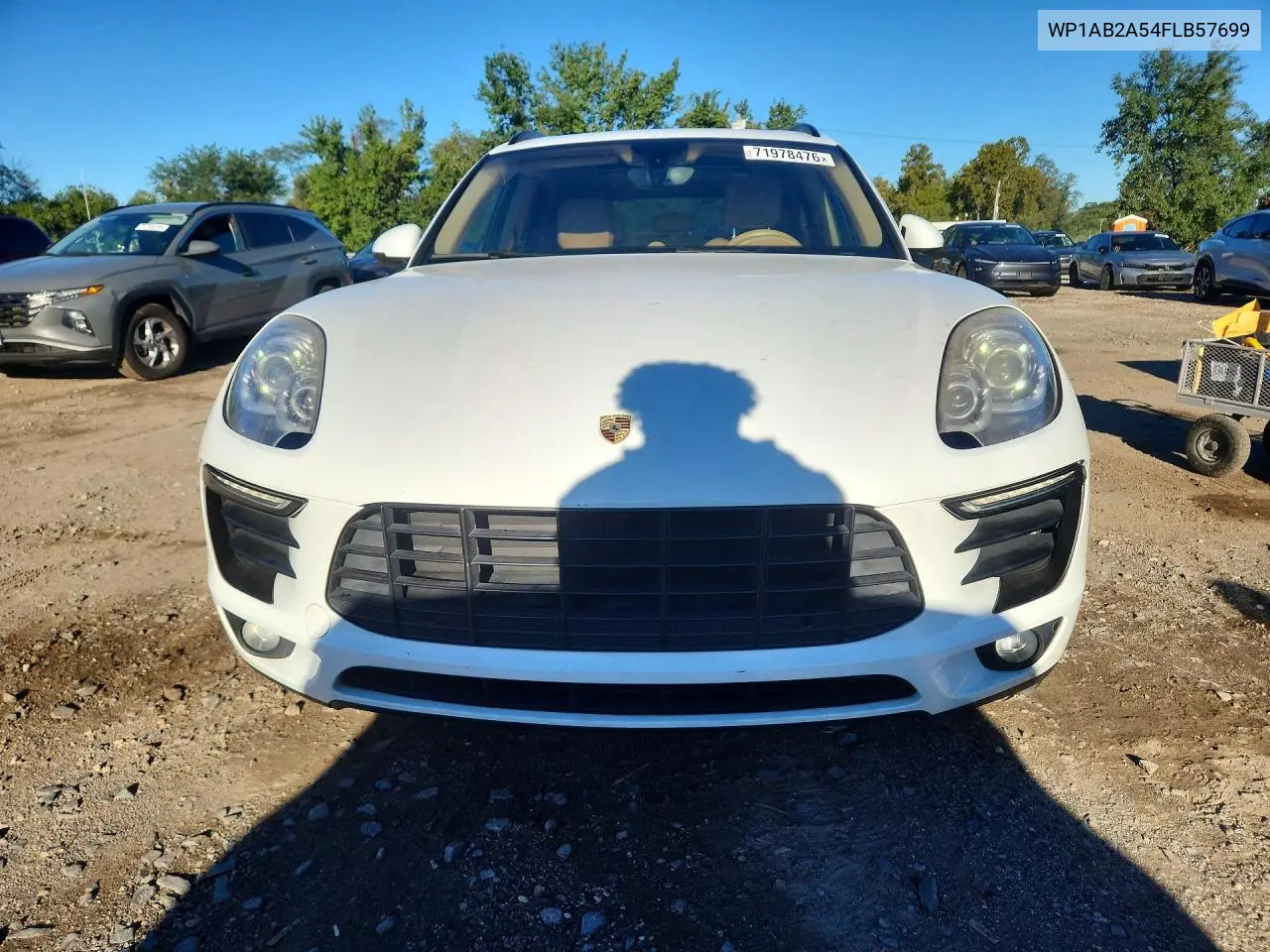 2015 PORSCHE MACAN VIN WP1AB2A54FLB57699 — фото 5