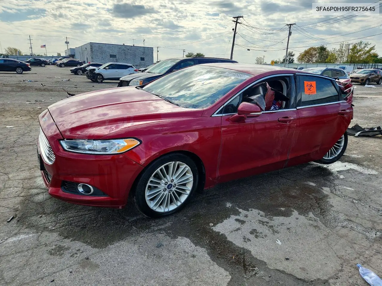 FORD FUSION 2015, VIN 3FA6P0H95FR275645