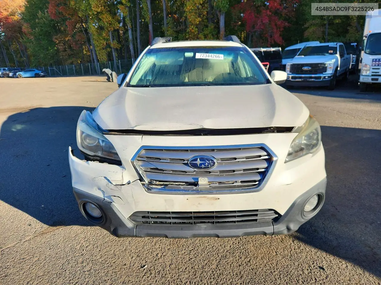 2015 SUBARU OUTBACK VIN 4S4BSADC9F3225226 — фото 5