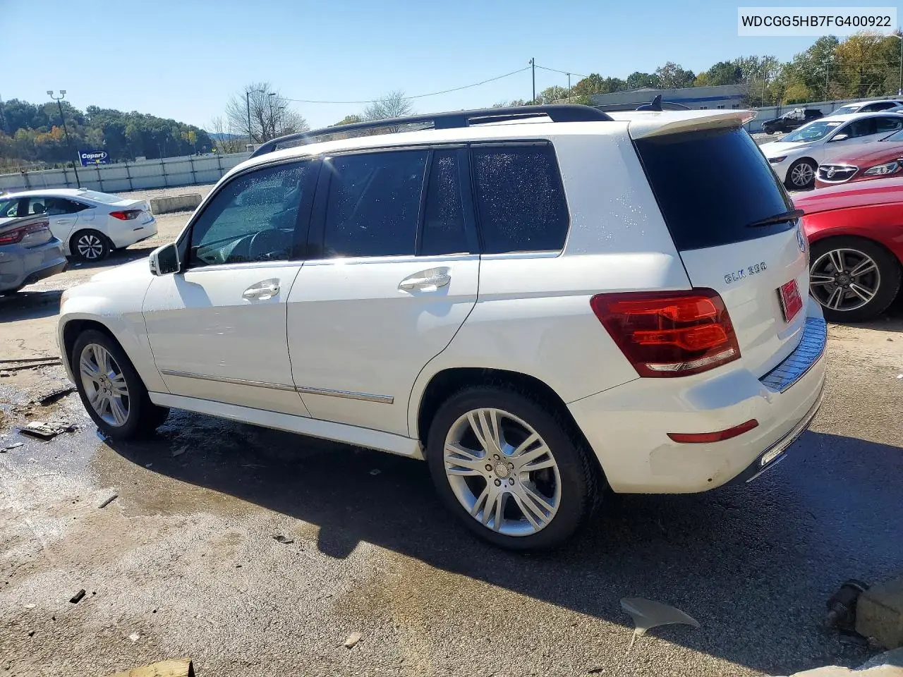 2015 MERCEDES GLK-KLASSE VIN WDCGG5HB7FG400922 — фото 2