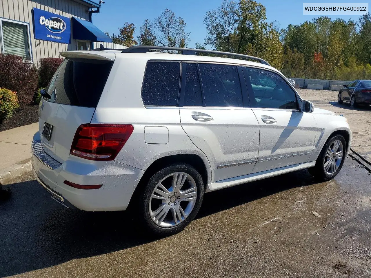 2015 MERCEDES GLK-KLASSE VIN WDCGG5HB7FG400922 — фото 3