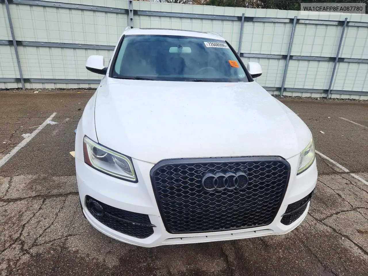 2015 AUDI Q5 VIN WA1CFAFP8FA087780 — фото 5