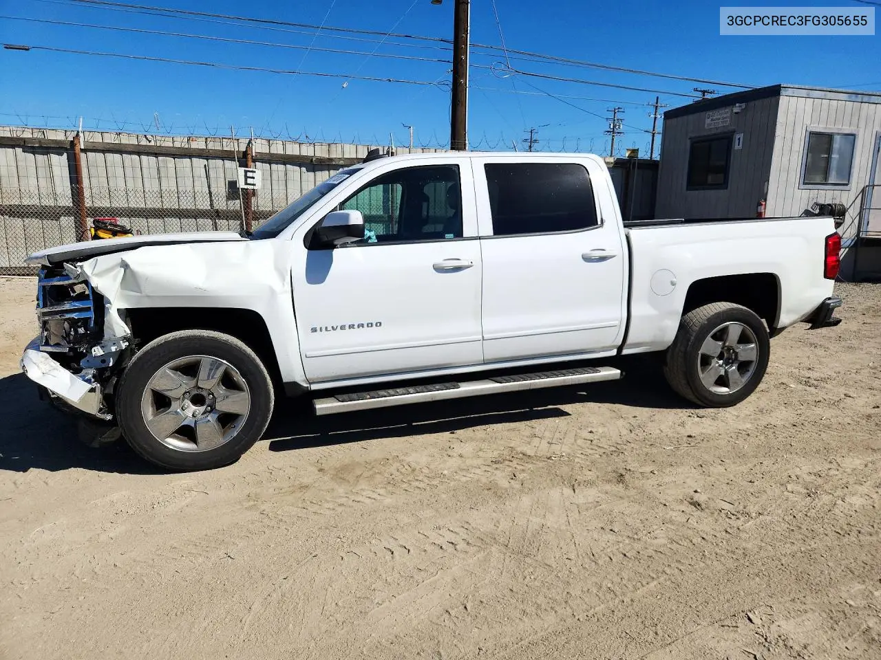 CHEVROLET SILVERADO 2015, VIN 3GCPCREC3FG305655