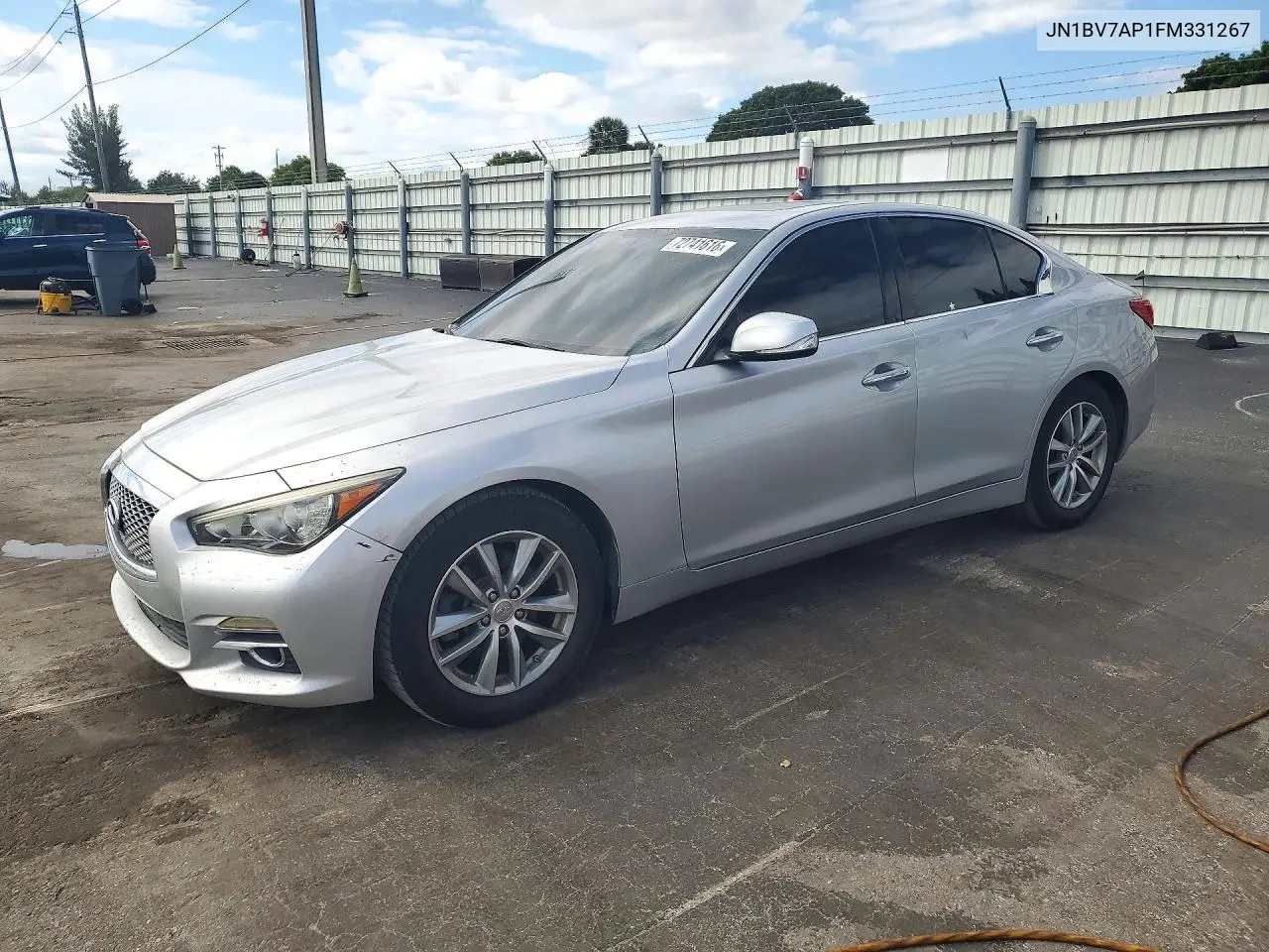 INFINITI Q50 2015, VIN JN1BV7AP1FM331267