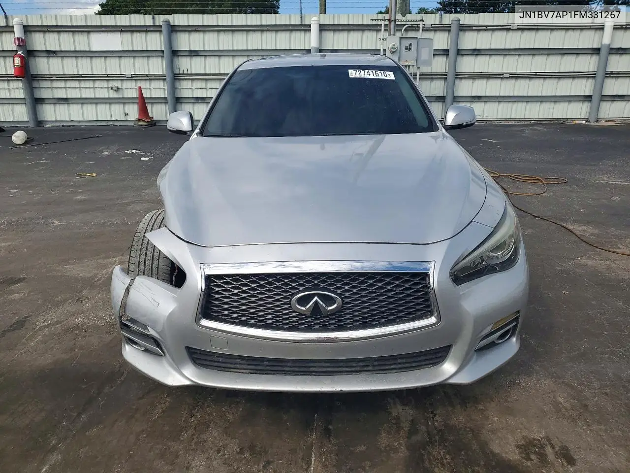 2015 INFINITI Q50 VIN JN1BV7AP1FM331267 — фото 5
