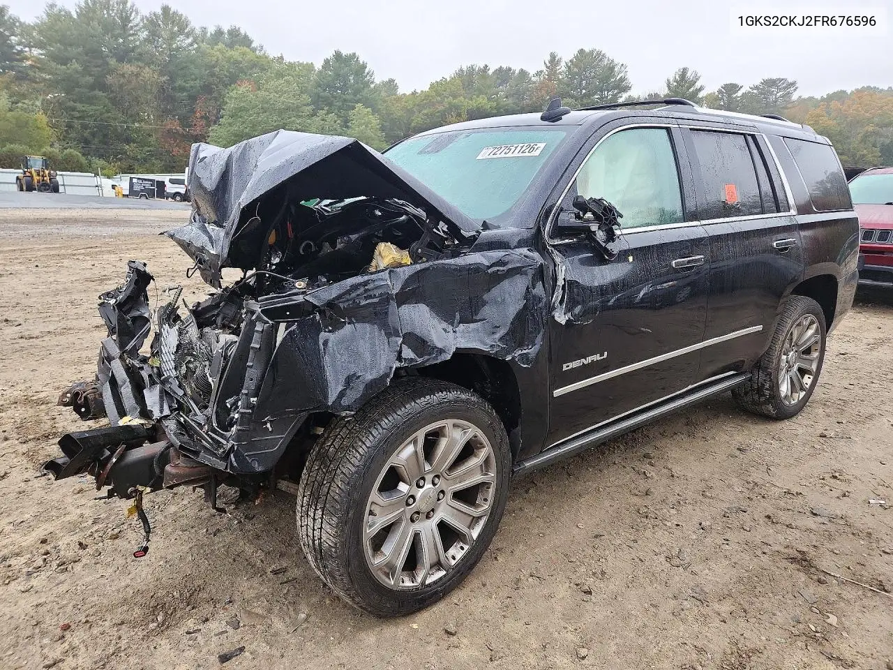 GMC YUKON 2015, VIN 1GKS2CKJ2FR676596