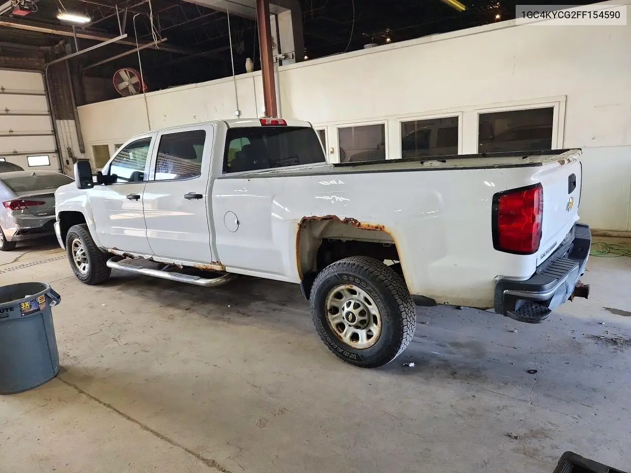 2015 CHEVROLET SILVERADO VIN 1GC4KYCG2FF154590 — фото 3