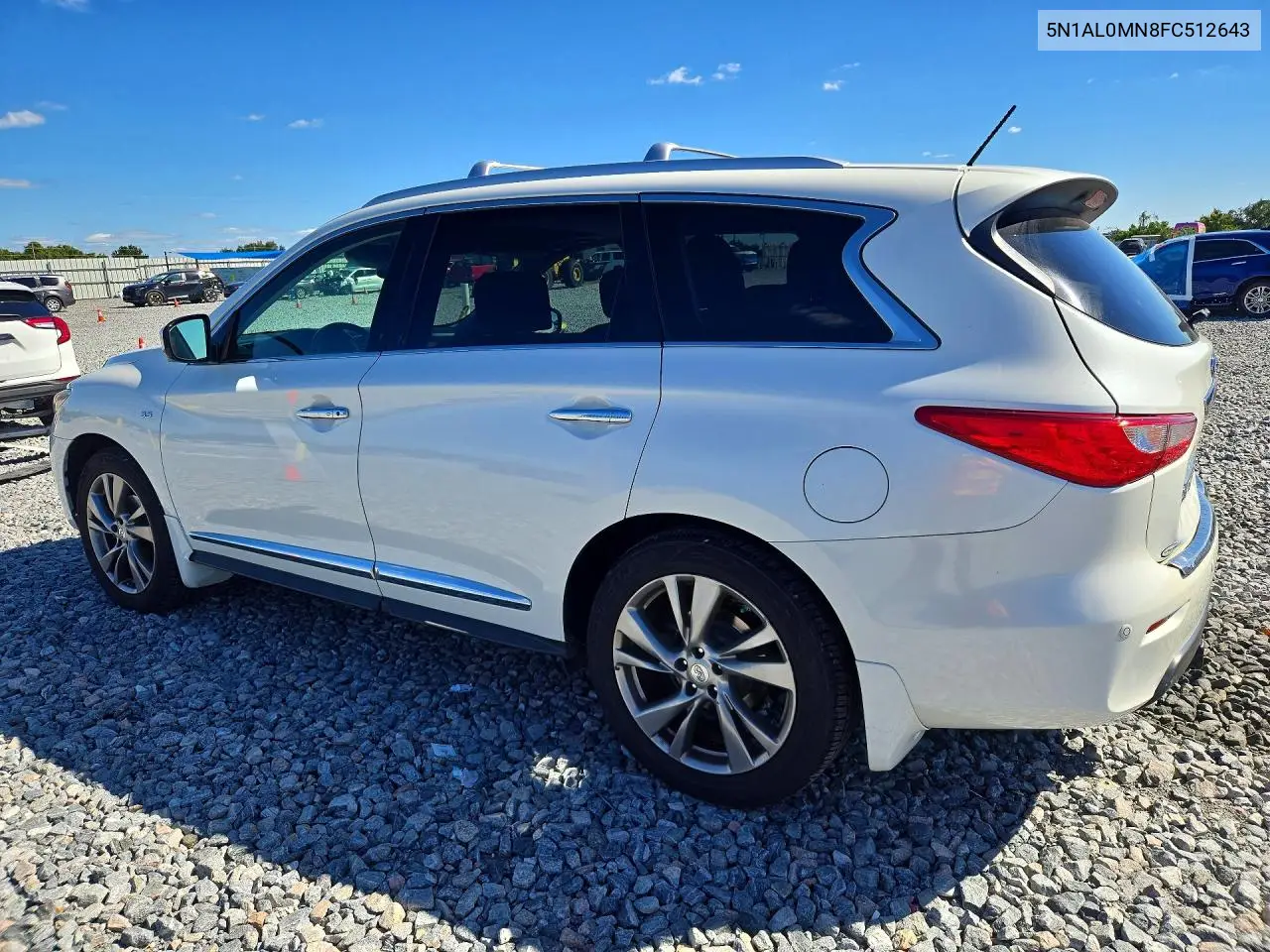 2015 INFINITI QX60 VIN 5N1AL0MN8FC512643 — фото 2