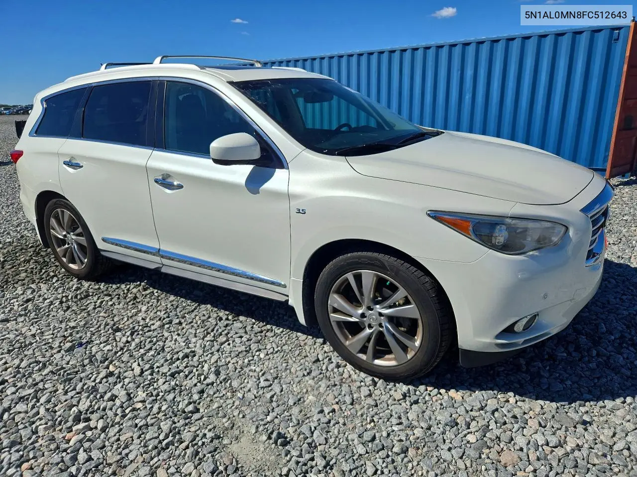 2015 INFINITI QX60 VIN 5N1AL0MN8FC512643 — фото 4
