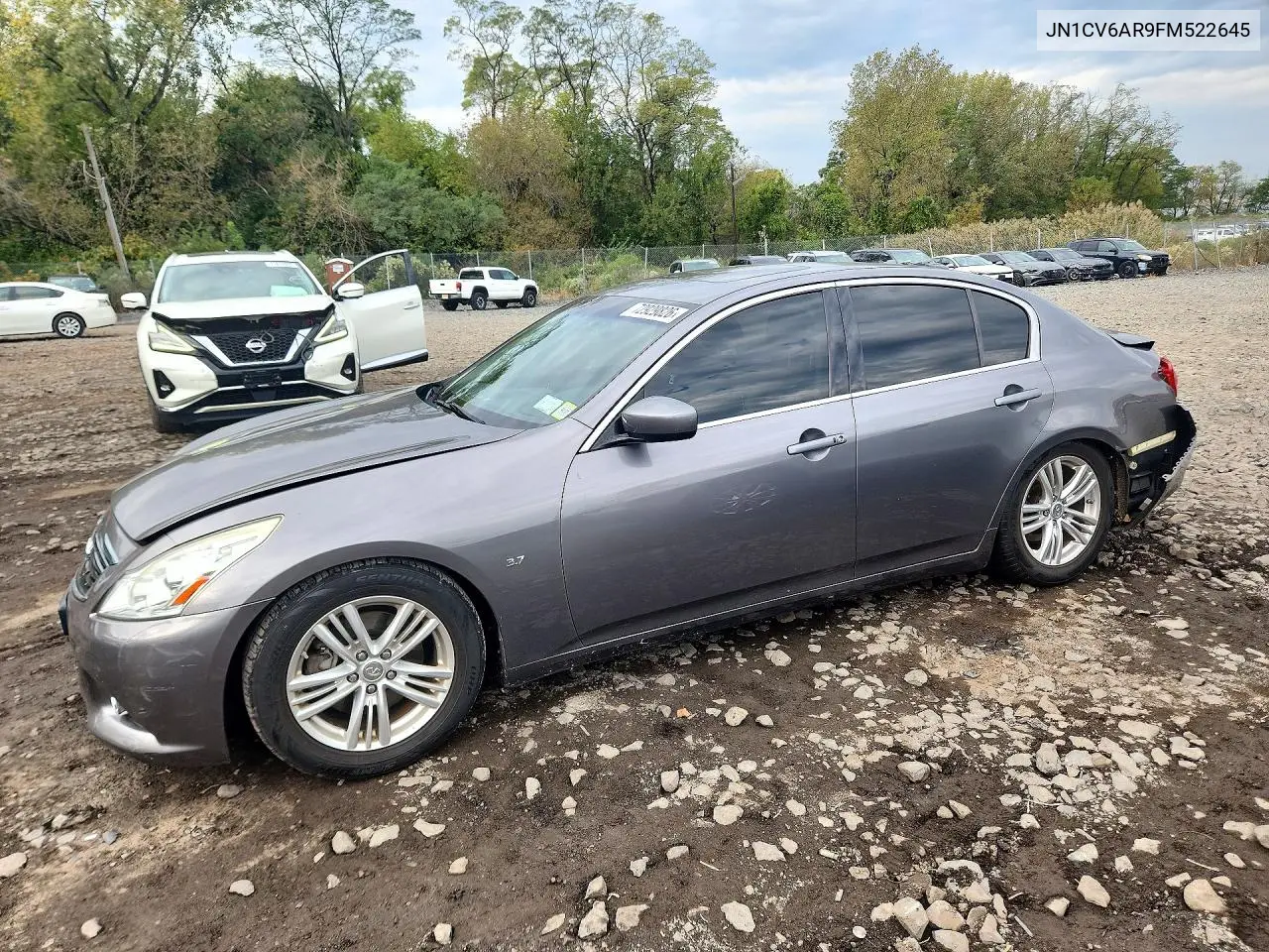 INFINITI Q40 2015, VIN JN1CV6AR9FM522645