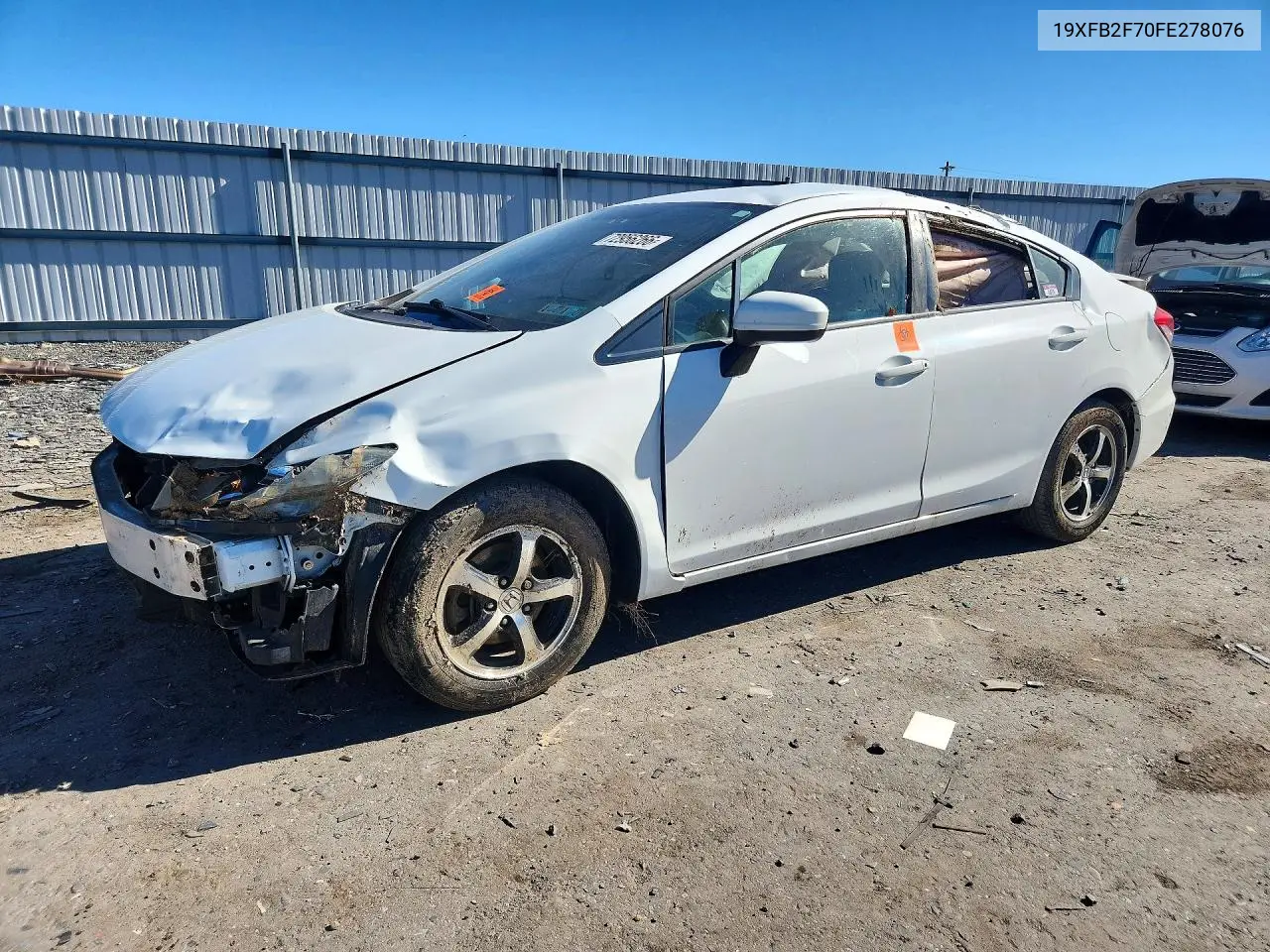 HONDA CIVIC 2015, VIN 19XFB2F70FE278076