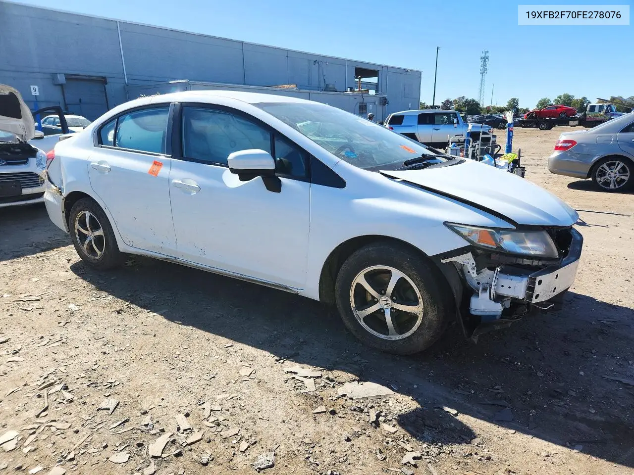 2015 HONDA CIVIC VIN 19XFB2F70FE278076 — фото 4