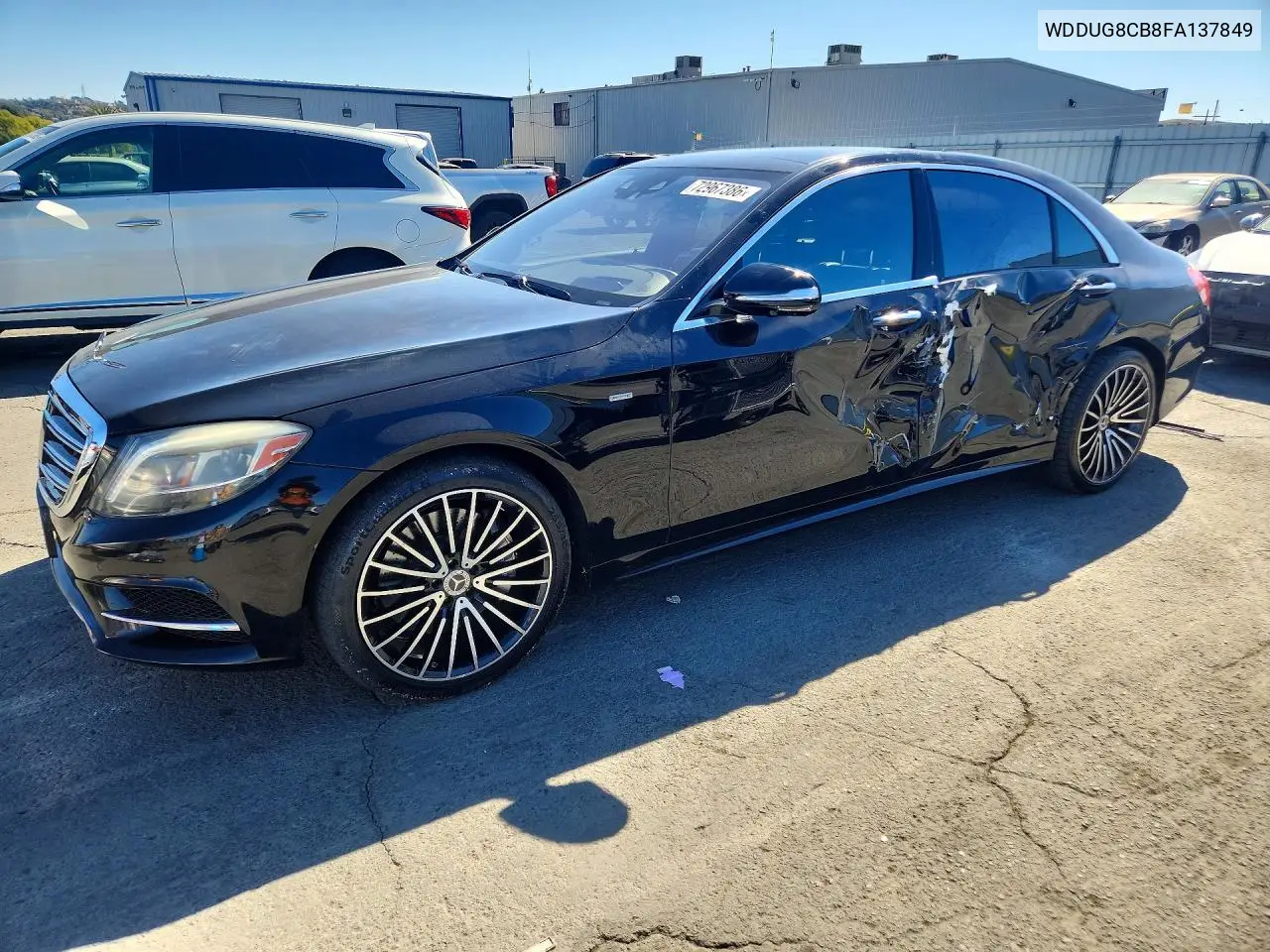 MERCEDES S-KLASSE 2015, VIN WDDUG8CB8FA137849