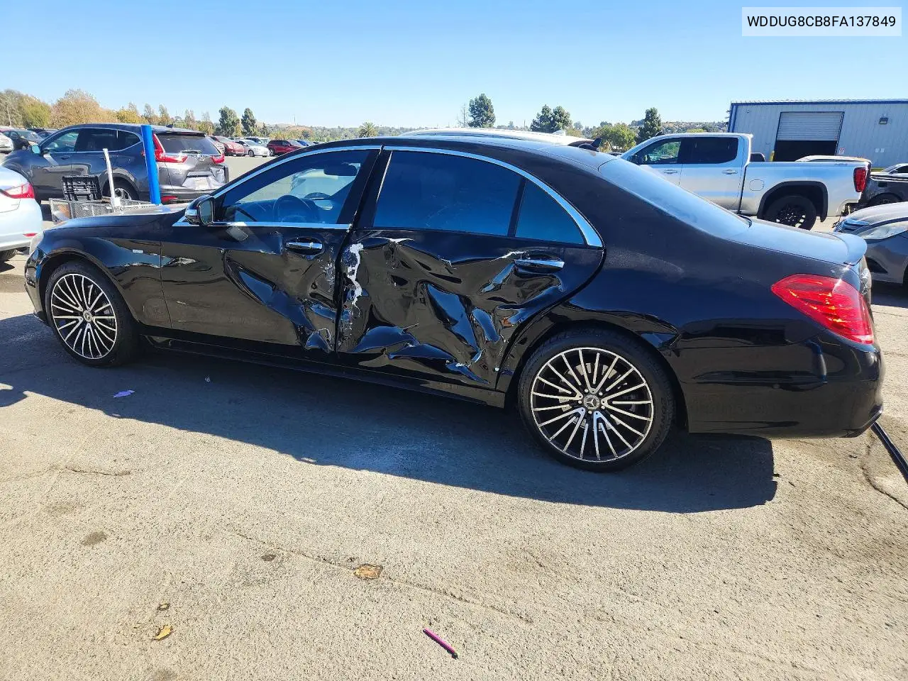 2015 MERCEDES S-KLASSE VIN WDDUG8CB8FA137849 — фото 2
