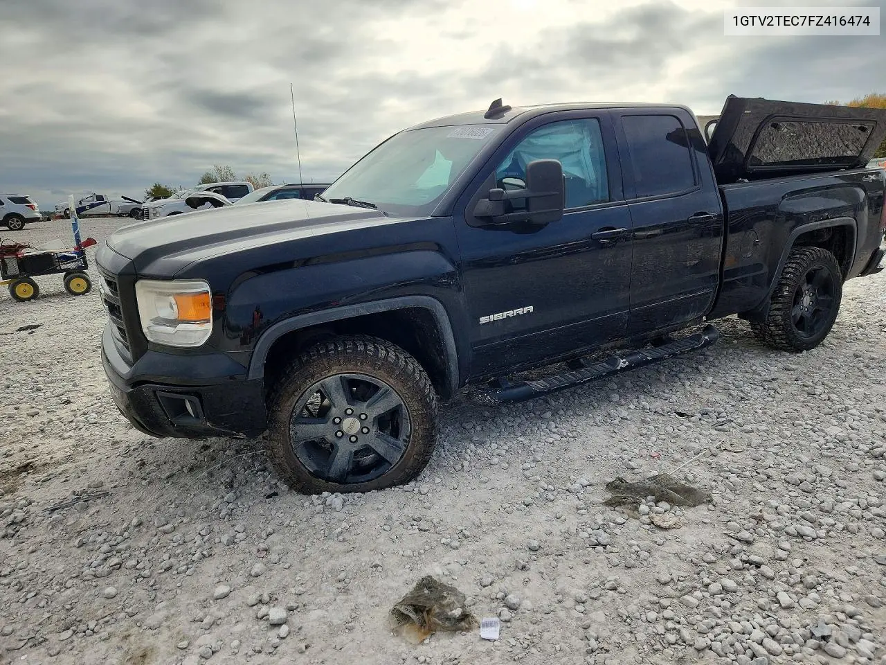 GMC SIERRA 2015, VIN 1GTV2TEC7FZ416474