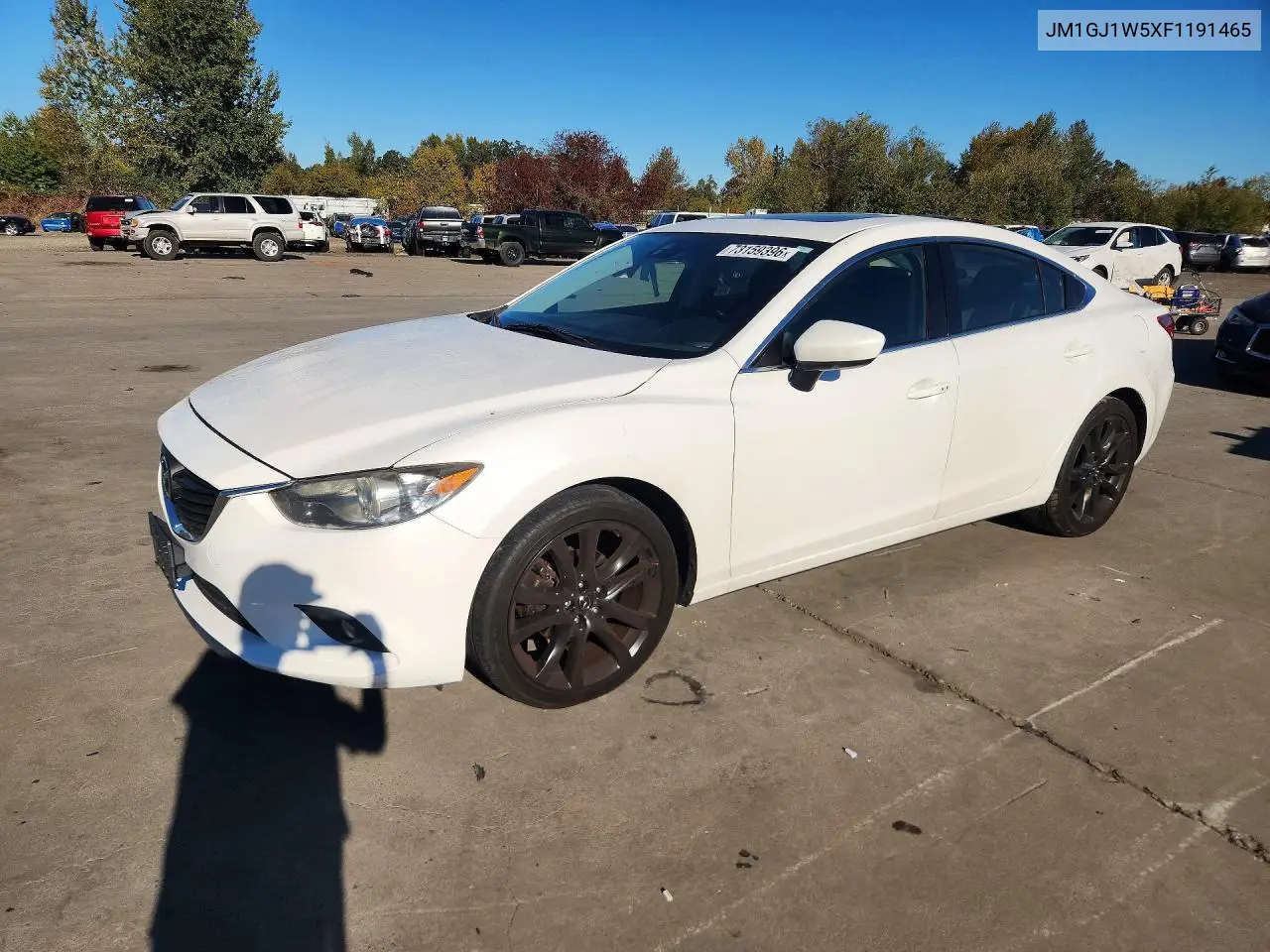 MAZDA 6 2015, VIN JM1GJ1W5XF1191465