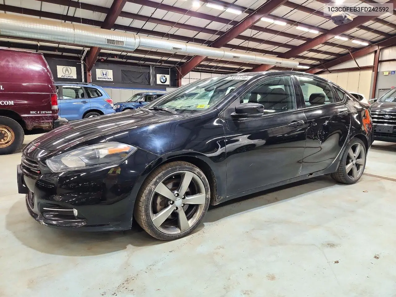 DODGE DART 2015, VIN 1C3CDFEB3FD242592