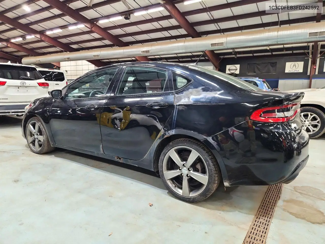 2015 DODGE DART VIN 1C3CDFEB3FD242592 — фото 2