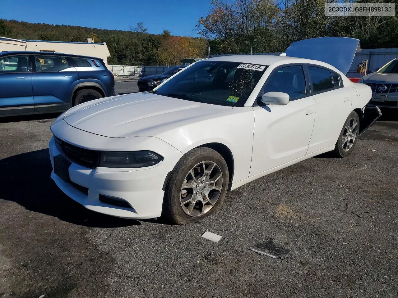 DODGE CHARGER 2015, VIN 2C3CDXJG8FH898135