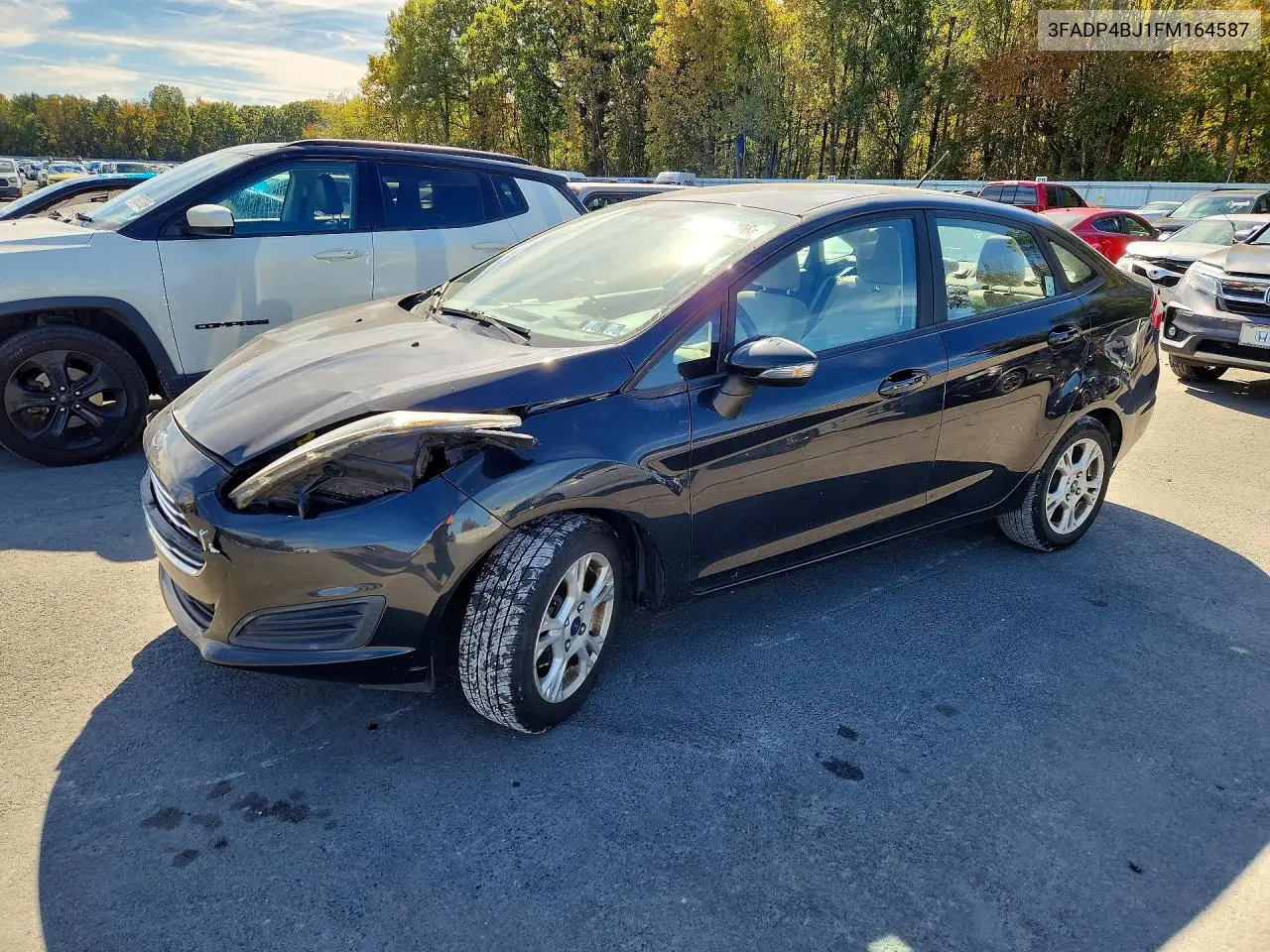 FORD FIESTA 2015, VIN 3FADP4BJ1FM164587