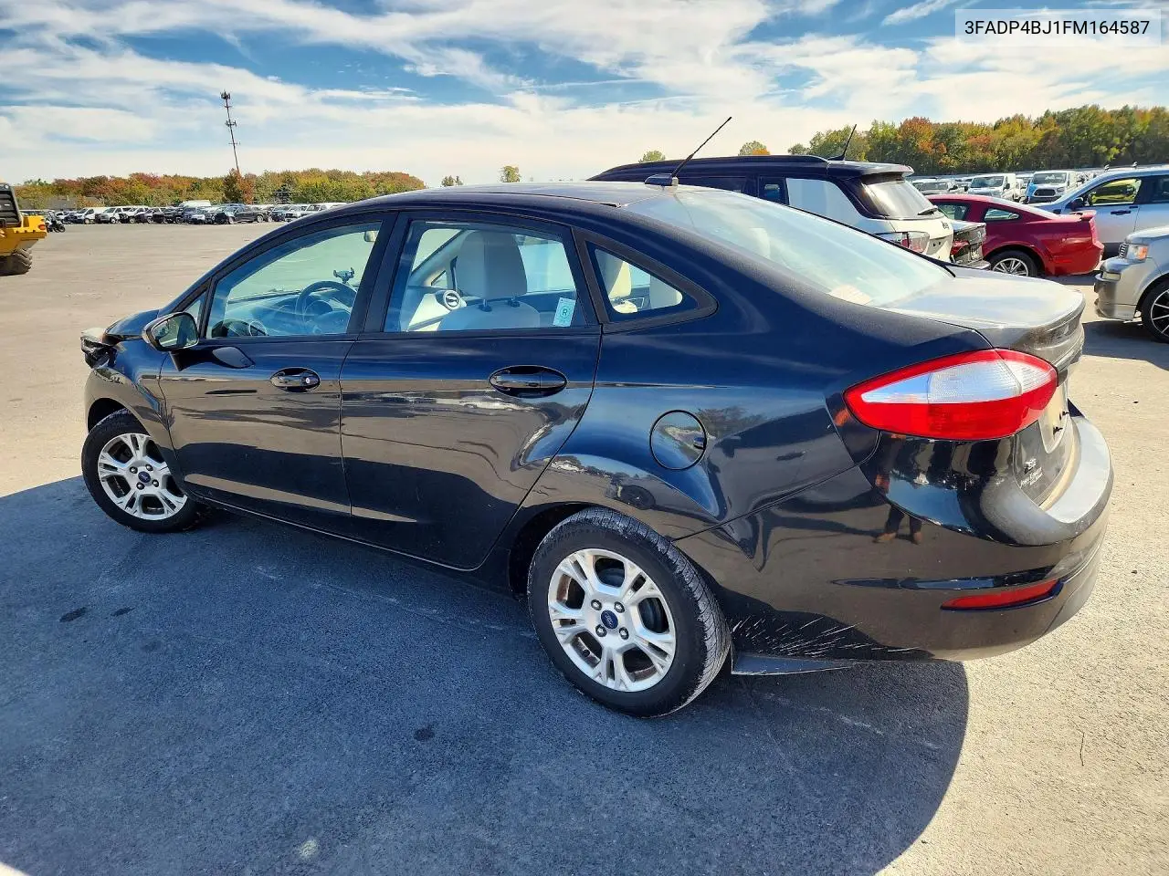 2015 FORD FIESTA VIN 3FADP4BJ1FM164587 — фото 2