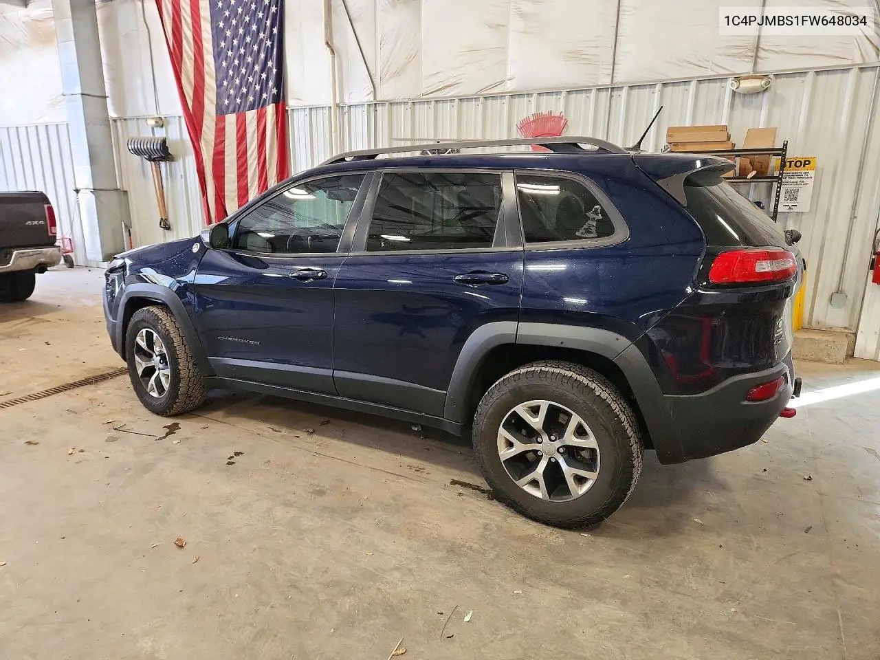 2015 JEEP CHEROKEE VIN 1C4PJMBS1FW648034 — фото 2