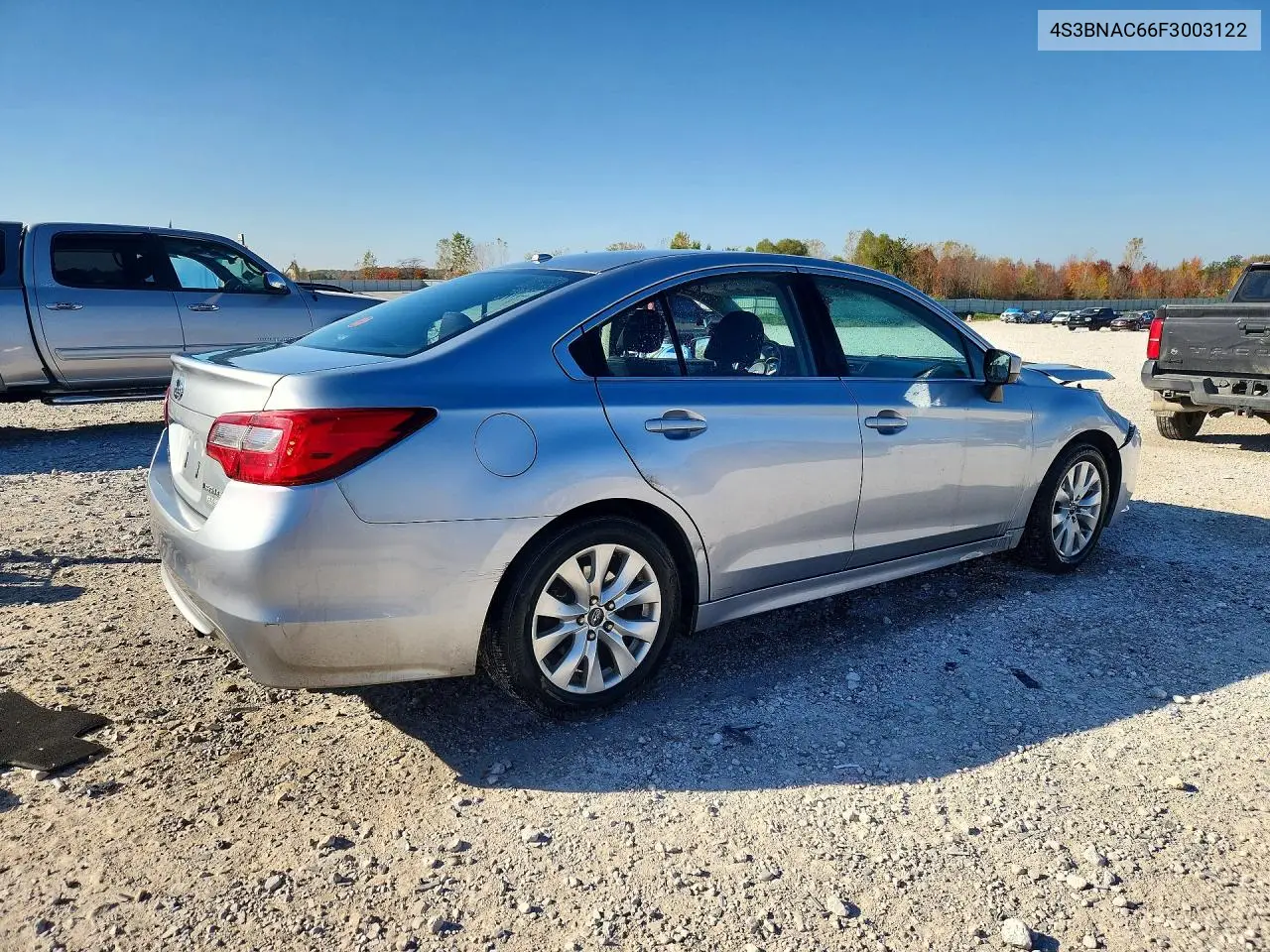 2015 SUBARU LEGACY VIN 4S3BNAC66F3003122 — фото 3