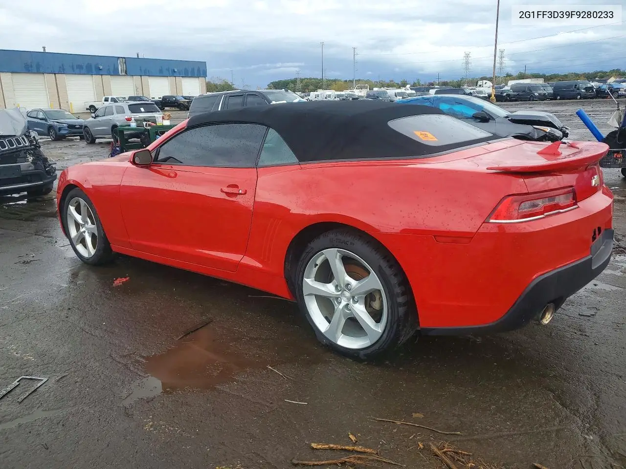 2015 CHEVROLET CAMARO VIN 2G1FF3D39F9280233 — фото 2