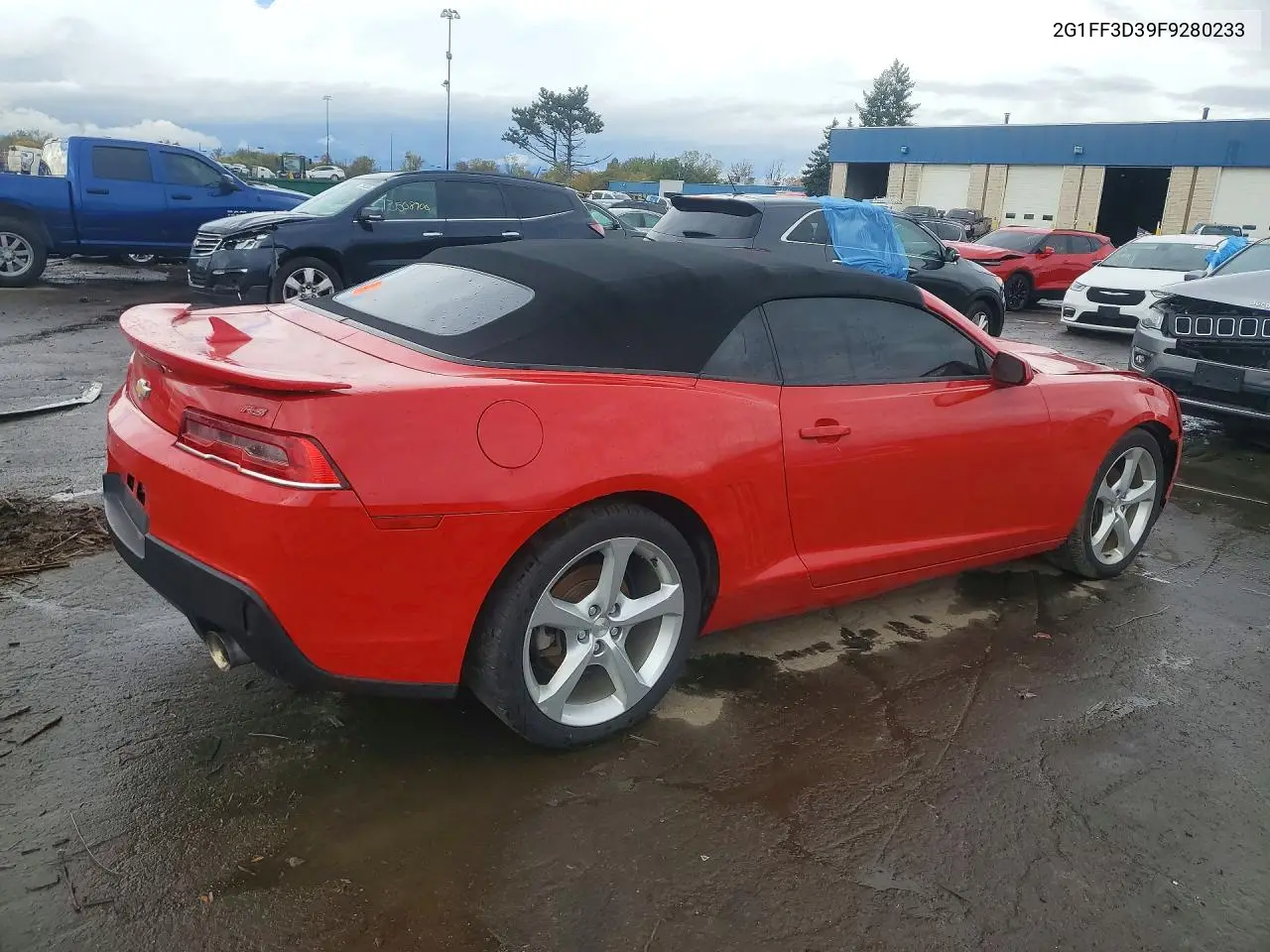 2015 CHEVROLET CAMARO VIN 2G1FF3D39F9280233 — фото 3
