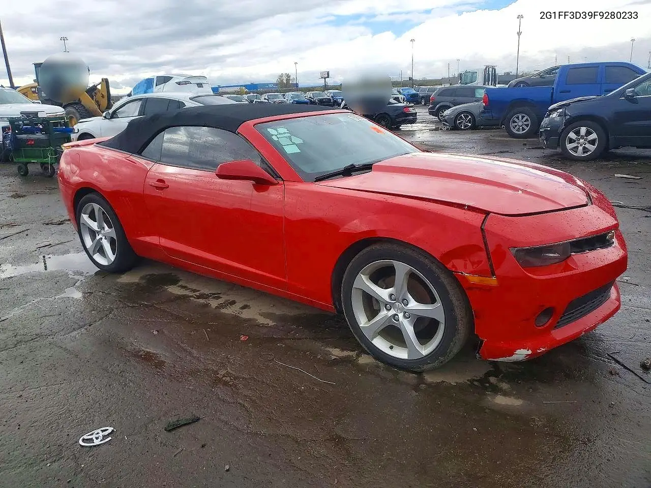2015 CHEVROLET CAMARO VIN 2G1FF3D39F9280233 — фото 4