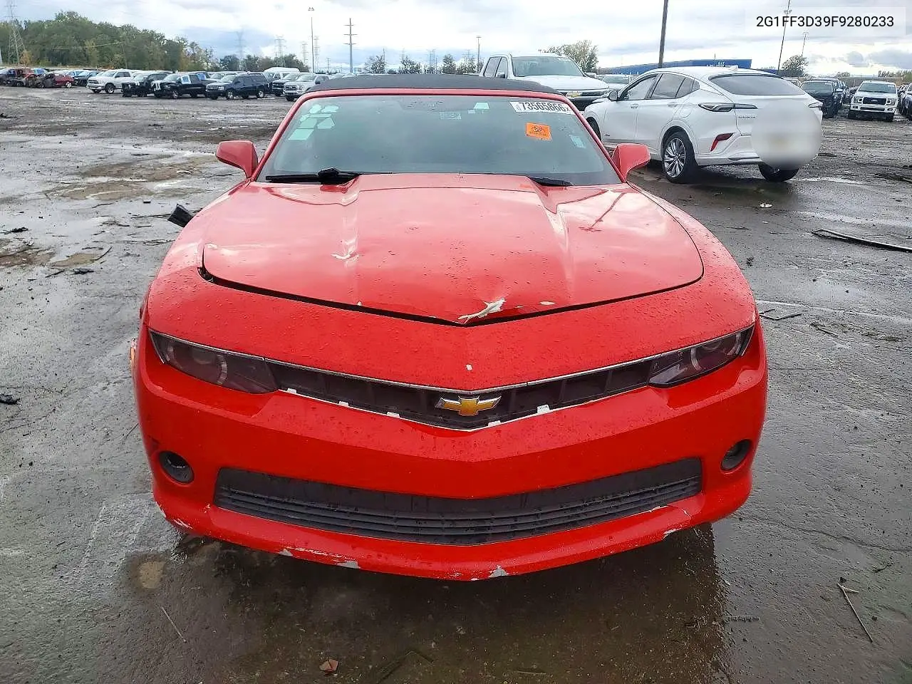 2015 CHEVROLET CAMARO VIN 2G1FF3D39F9280233 — фото 5