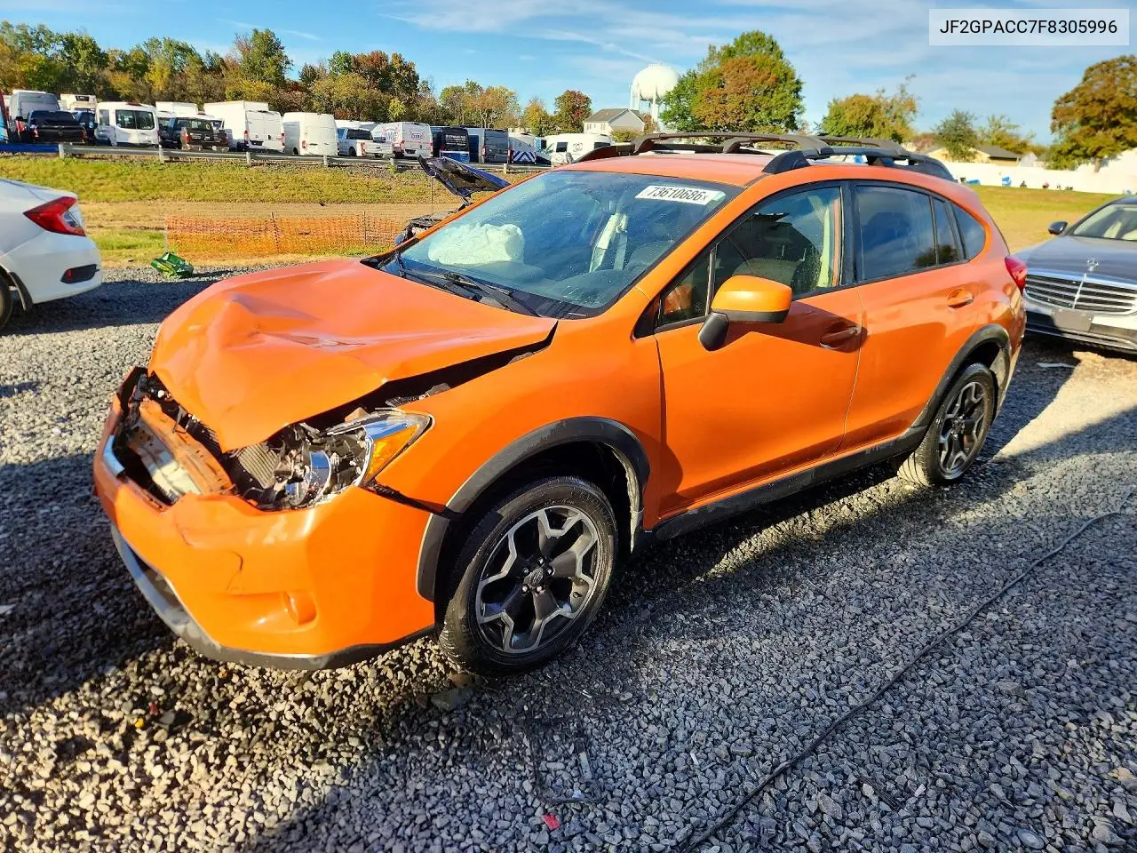SUBARU XV 2015, VIN JF2GPACC7F8305996