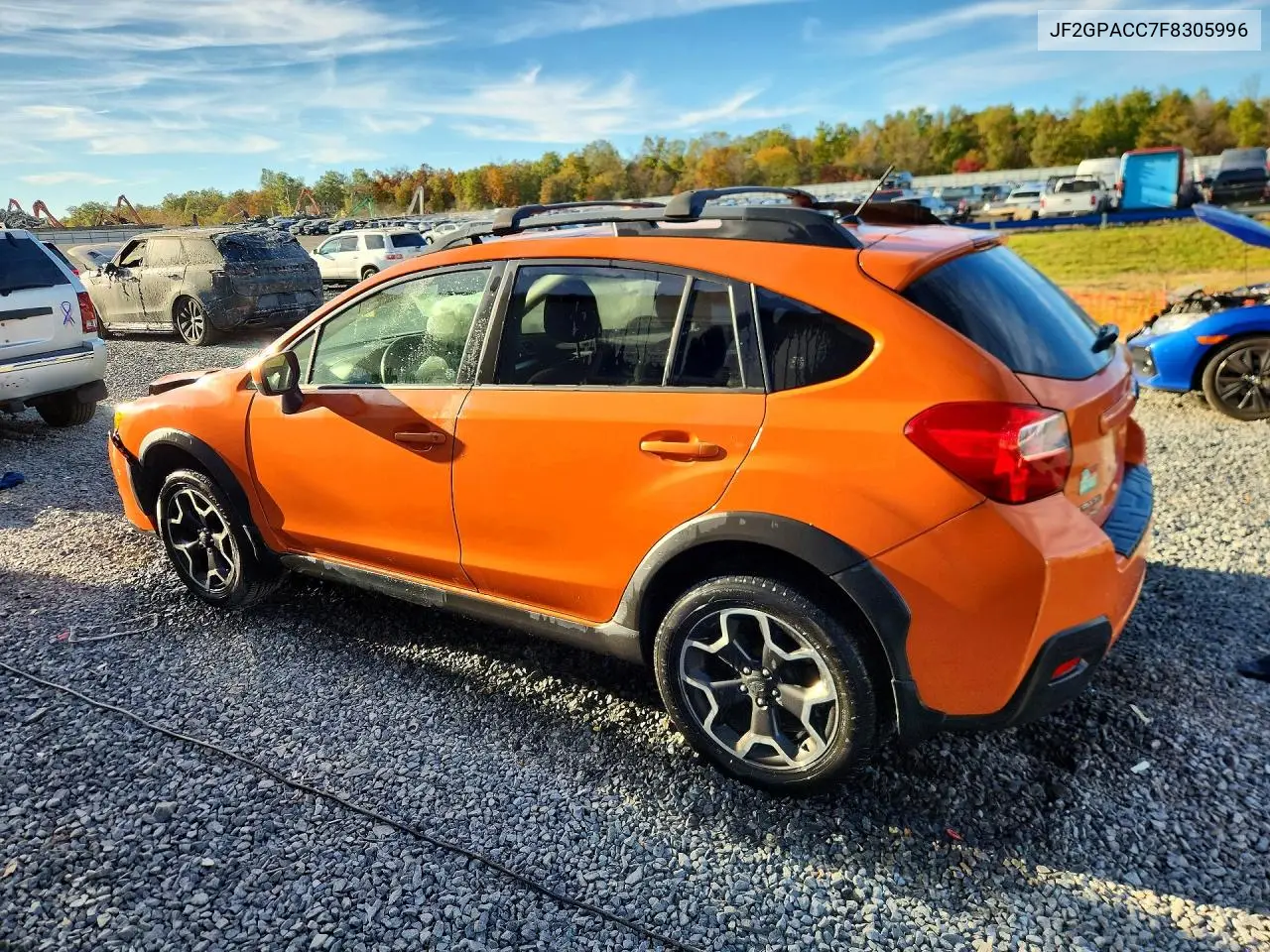 2015 SUBARU XV VIN JF2GPACC7F8305996 — фото 2