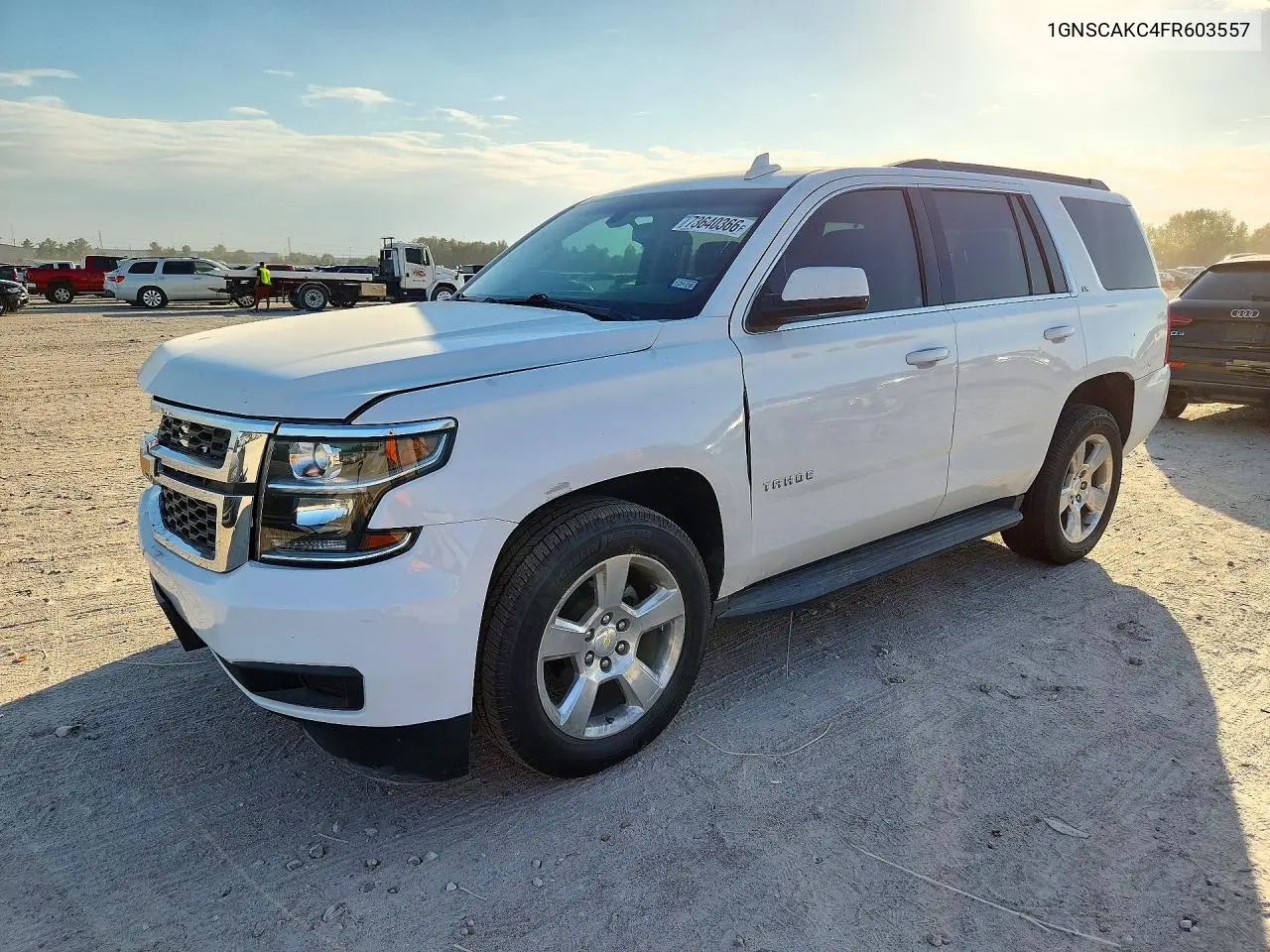 CHEVROLET TAHOE 2015, VIN 1GNSCAKC4FR603557