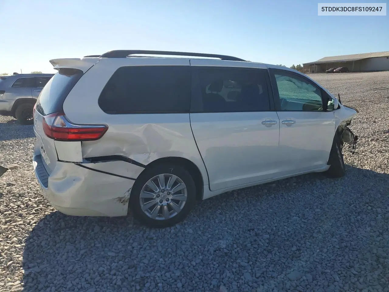 2015 TOYOTA SIENNA VIN 5TDDK3DC8FS109247 — фото 3