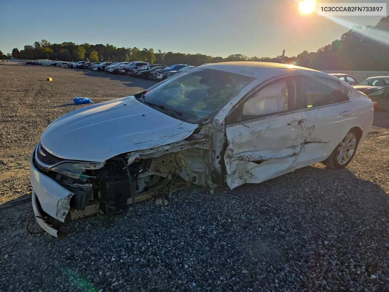 CHRYSLER 200 2015, VIN 1C3CCCAB2FN733897
