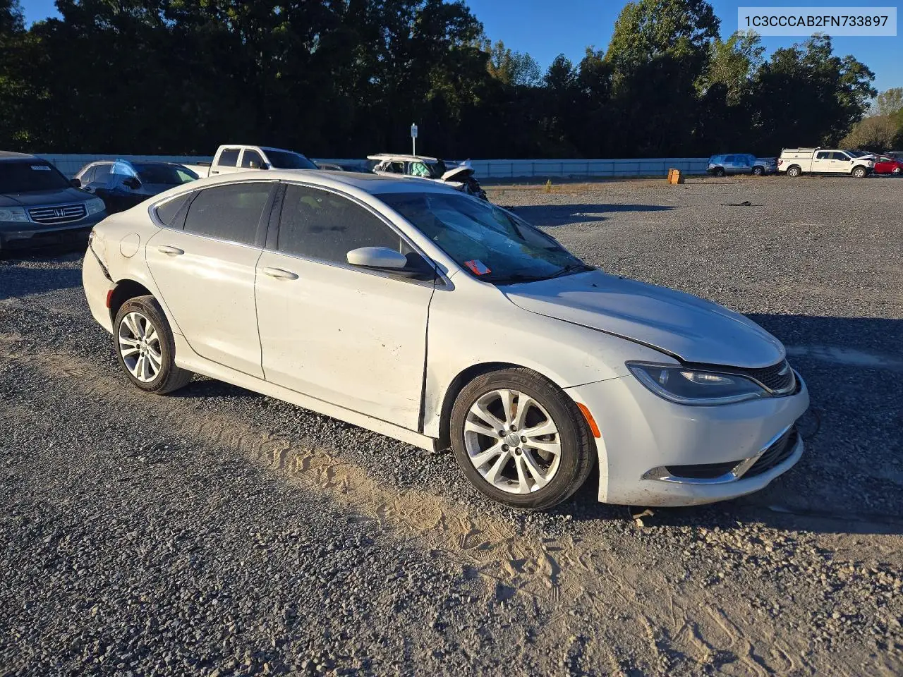 2015 CHRYSLER 200 VIN 1C3CCCAB2FN733897 — фото 4
