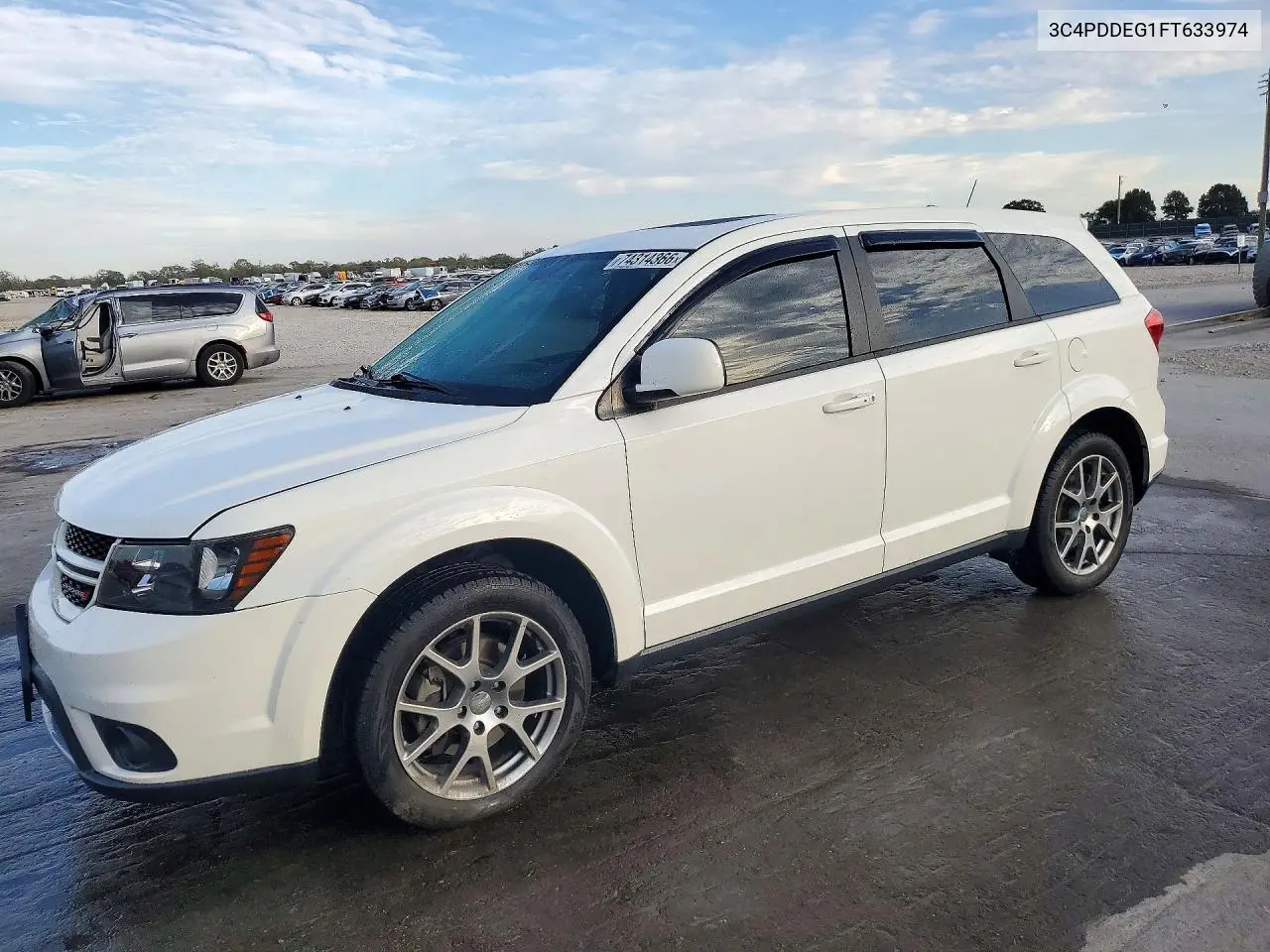 DODGE JOURNEY 2015, VIN 3C4PDDEG1FT633974