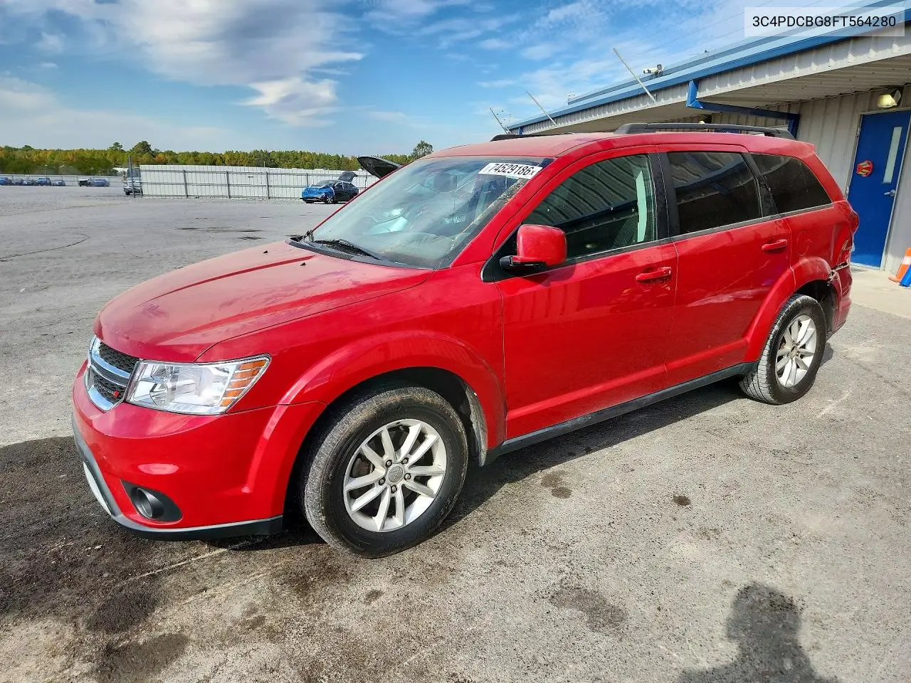 DODGE JOURNEY 2015, VIN 3C4PDCBG8FT564280