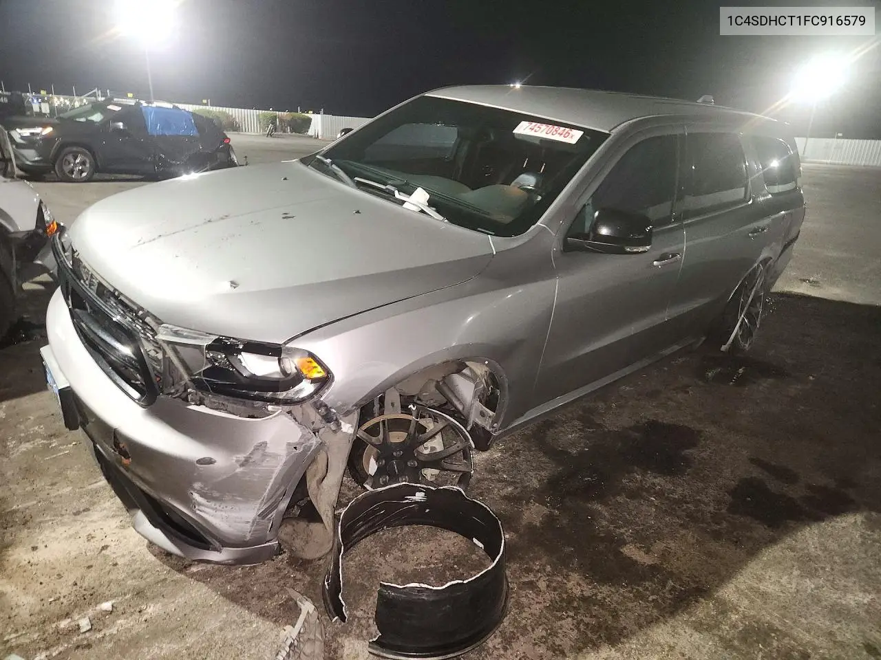 DODGE DURANGO 2015, VIN 1C4SDHCT1FC916579
