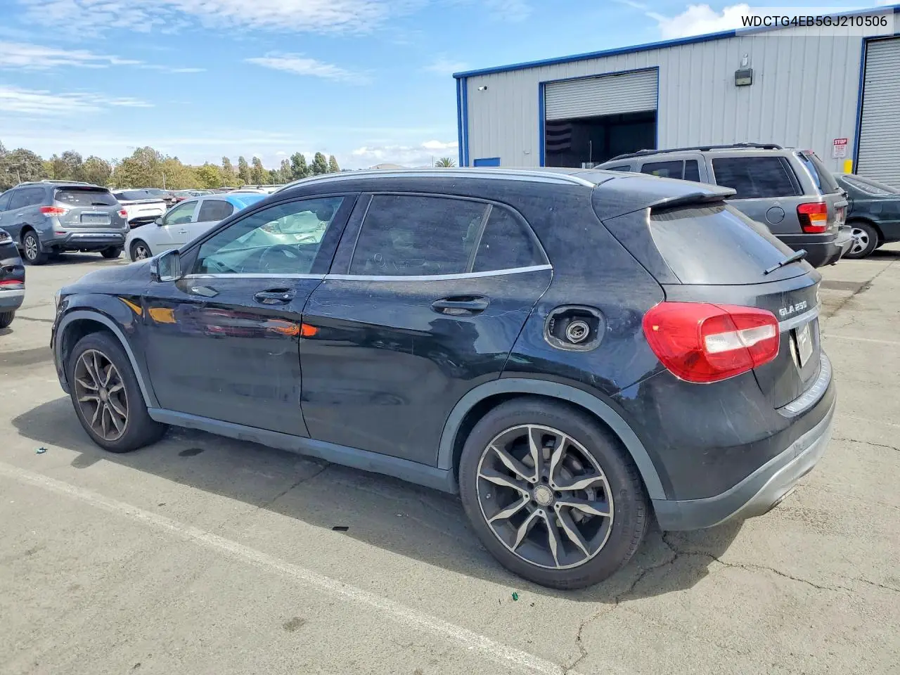 2016 MERCEDES GLA-KLASSE VIN WDCTG4EB5GJ210506 — фото 2